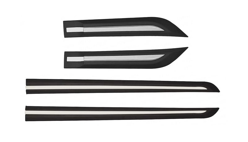 AUTOXYGEN Side Door Beading/Side Cladding/Door Protector Black with chrome strip Accessories For Altroz - Image 5