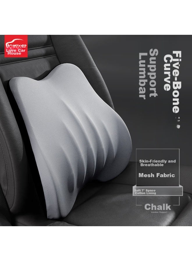 Icaroom Car Headrest And Lumbar Support, In-car Lumbar Support, Car Headrest Neck Pillow And Waist Support Cushion - Image 4
