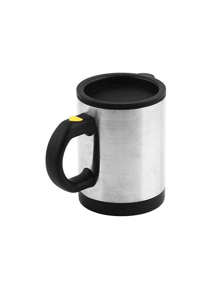 Automatic Electric Self Stirring Mug Coffee Mixing Drinking Cup- Silver 350ml - Image 4