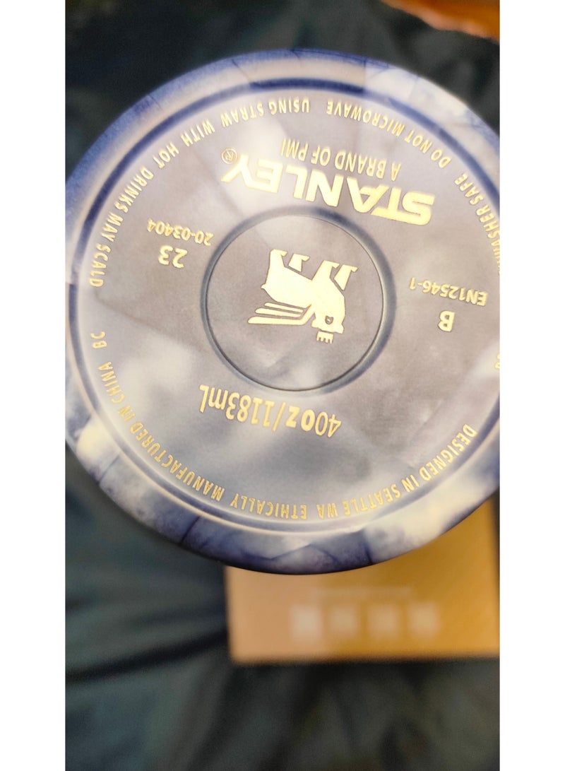 Stanley Quencher H2.0 Stainless Steel 1200ml ( blue marble) - Image 3