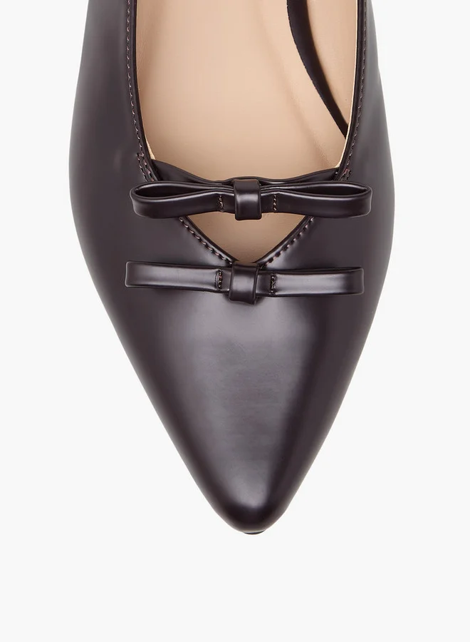 Flora Bella By Shoexpress Women Bow Detail Slingback Shoes