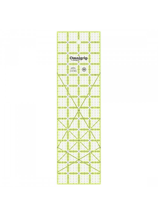 Omnigrid Omnigrip by Omnigrid Non-Slip Ruler, 4" x 14" - Image 1