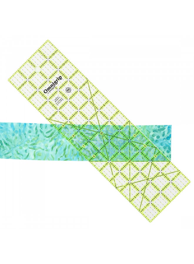 Omnigrid Omnigrip by Omnigrid Non-Slip Ruler, 4" x 14" - Image 2