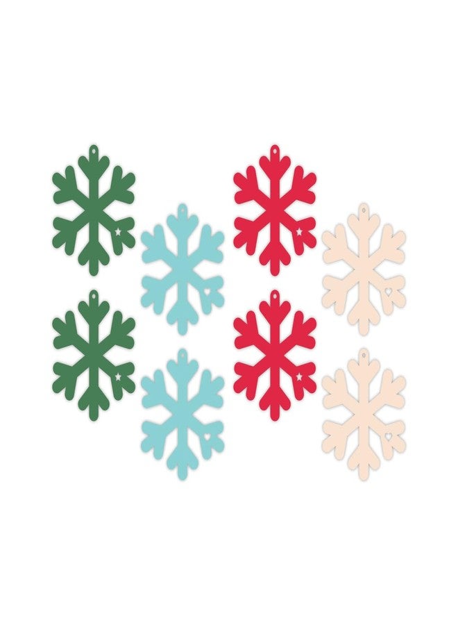 iCraft DIY Art and Craft Lighting Banner |Pack with 5 Chalk Paintsx10ml Each, Set of Round Brushes (1U) | Home Décor Artistic DIY Art & Craft (Snowflake) - Image 2
