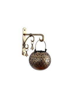 RusticDior RusticDior Exclusive PotLanternHandi with Bracket and Bells for HomeGardenOffice Decor  - Image 1