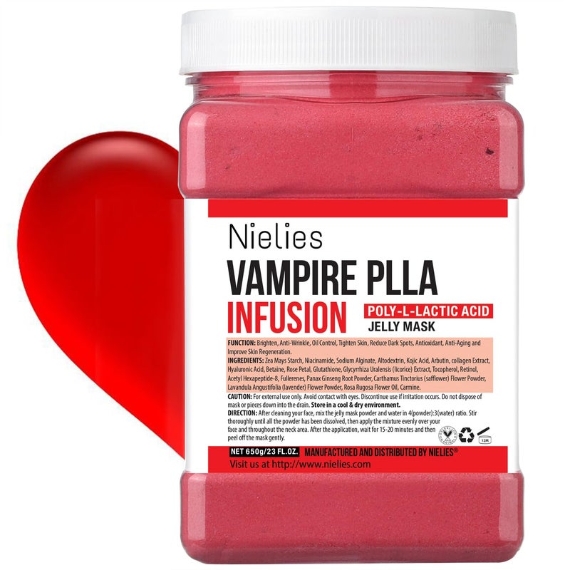Nielies Jelly Mask Facial Skin Care Vampire PeelOff Jelly Mask Set Jelly masks for Facials Professional Face Mask For Instant Hydration Vegan Peel Off Face Mask For Moisturizing Smoothing Vampire