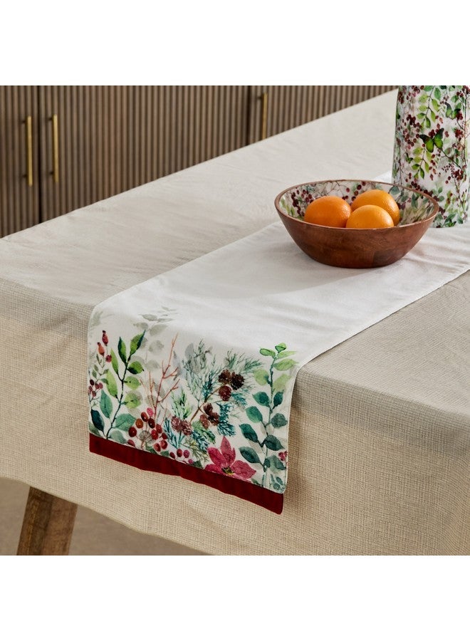 Home Box Xmas Berries Table Runner 120 x 33 cm  - Image 1