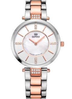 GEMAX 2116-CPR-DW, Quartz Watches for women metal Strap  - Image 1