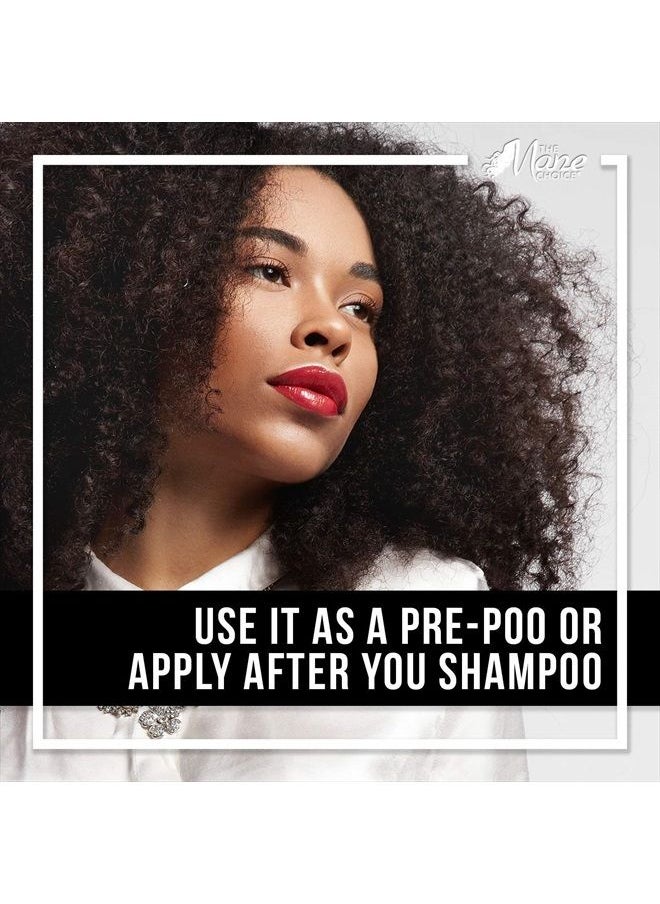THE MANE CHOICE - Proceed With Caution Killer Curls & Brutal Bounce Stop The Damage Pre or Post Poo Mask (12 oz)