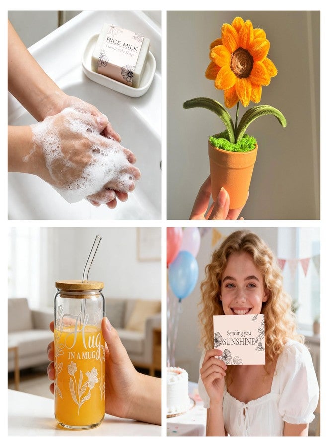 PPXMEEUDC Get Well Soon Gifts Baskets for Women Self Care Gifts Feel Better Soon Gift Baskets Sympathy and After Surgery Recovery Gift for Women Friends Mom Sister Grandma - Image 4