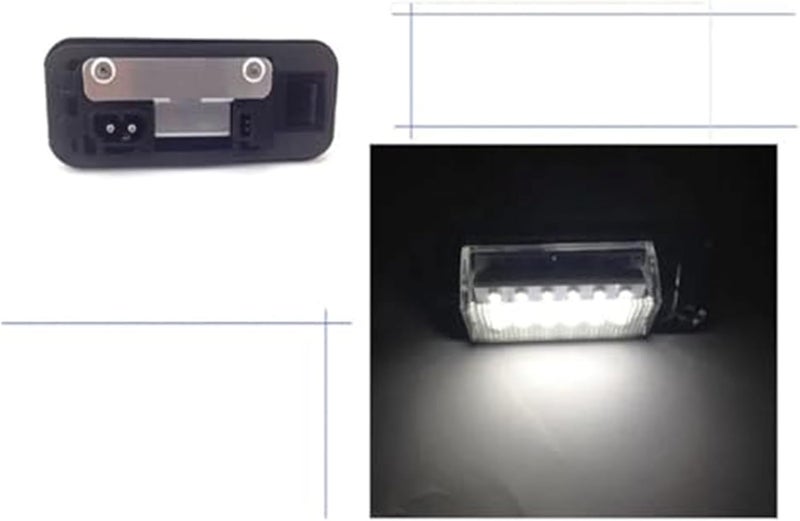 Wivplex 18SMD White License Plate Light for BMW E36 - Image 3