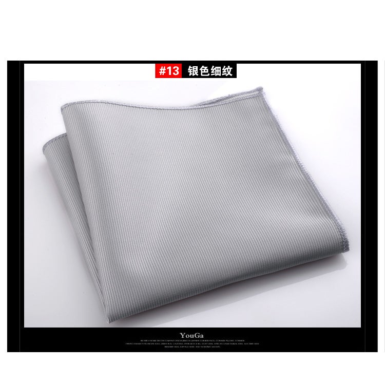 Manufacturer'S Pocket Square Men'S Suit Pocket Square Handkerchief Korean Style Dress Chest Pocket Square Handkerchief Trendy - Image 1