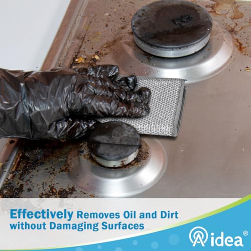 AIDEA Non Scratch Wire Dishcloth 24PK, Wire Dishwashing Rag for Wet and Dry, Washable Dish Rags No Odor, Cleaning Pads Steel Scrubber for Cookware, Sinks, Dishes, Stove Tops, 7"×8" - Image 2