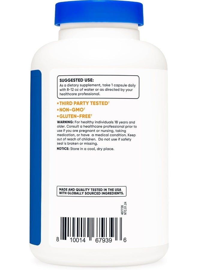 Nutricost كبسولات L-Tyrosine زجاجة واحدة - Image 4