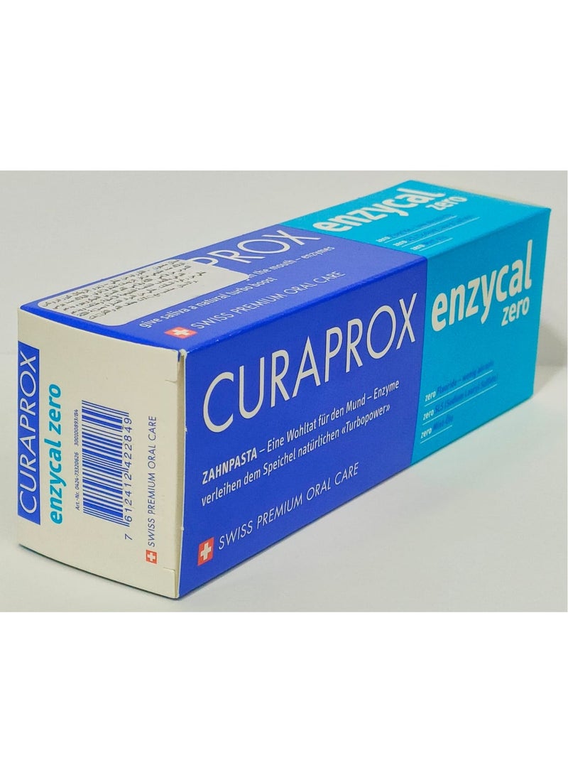 Curaprox Enzycal Zero Fluoride-Free Toothpaste – 75 ml - Image 2