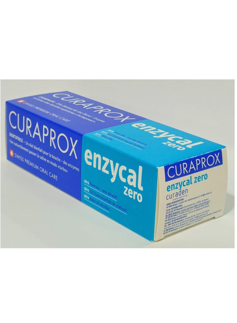 Curaprox Enzycal Zero Fluoride-Free Toothpaste – 75 ml - Image 3