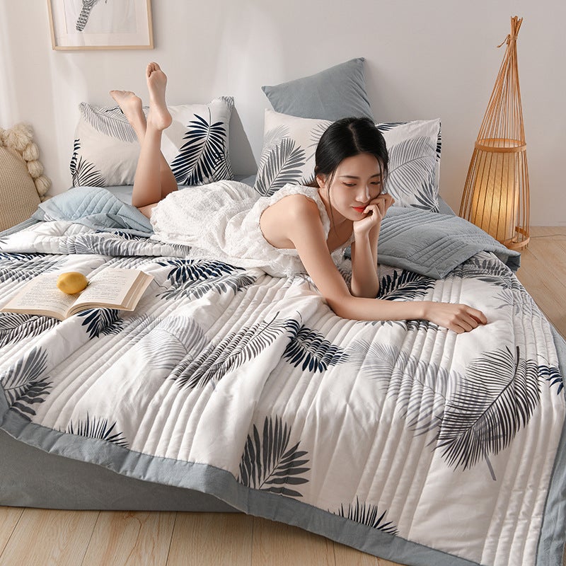 Summer Cool Air Conditioned Quilt – Modern Simple Design, 2-2.5kg Chemical Fiber - Image 1