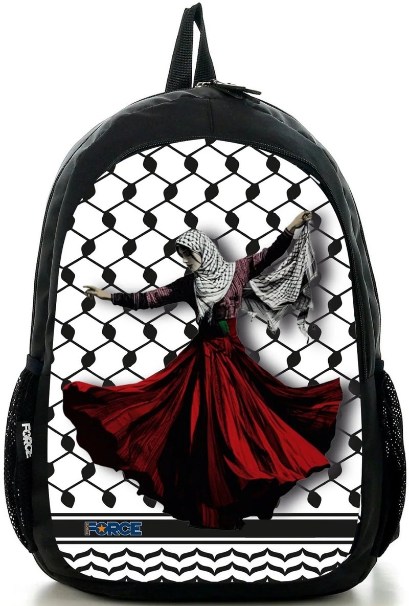 Force laptop 14" Backpack For Girls -Black - Image 1