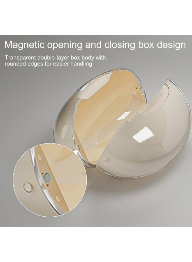 PTTIMFFM High End Creative Tissue Box Holder,Decorative Tabletop Tissue Case for Living Room or Coffee Table,Beige Home Accent to Elevate Interior Style - Image 5