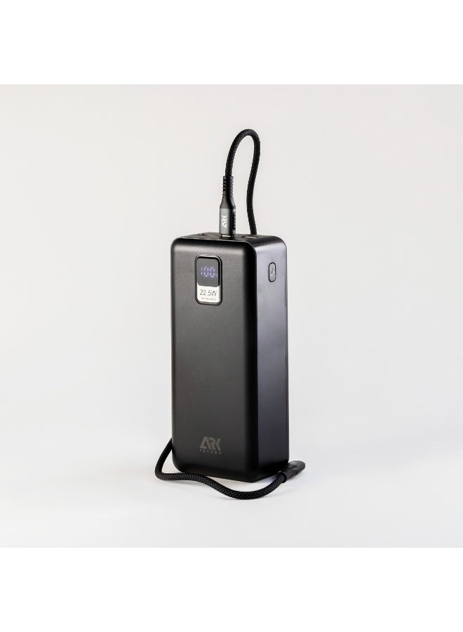 ARKTechno ARK-P103 30000mAh Power Bank | 22.5W + PD 20W Fast Charging | Dual USB Output Cables | Digital LED Display | Universal Compatibility for Smartphones, Tablets & Laptops - Image 2