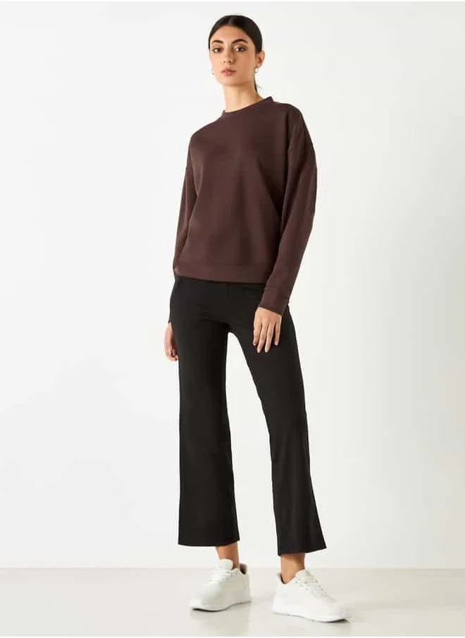 ادوت Crew Neck Sweatshirt with Long Sleeves
