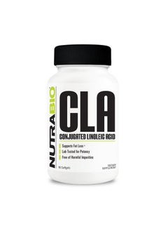 NutraBio NutraBio CLA Conjugated Linoleic Acid Supplement, 800mg - 90 Softgels  - Image 1