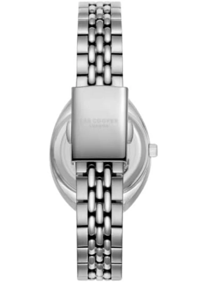 Lee Cooper LEE COOPER Women's 2035 Movement Watch, Analog Display and Metal Strap - LC07989.300, Pink