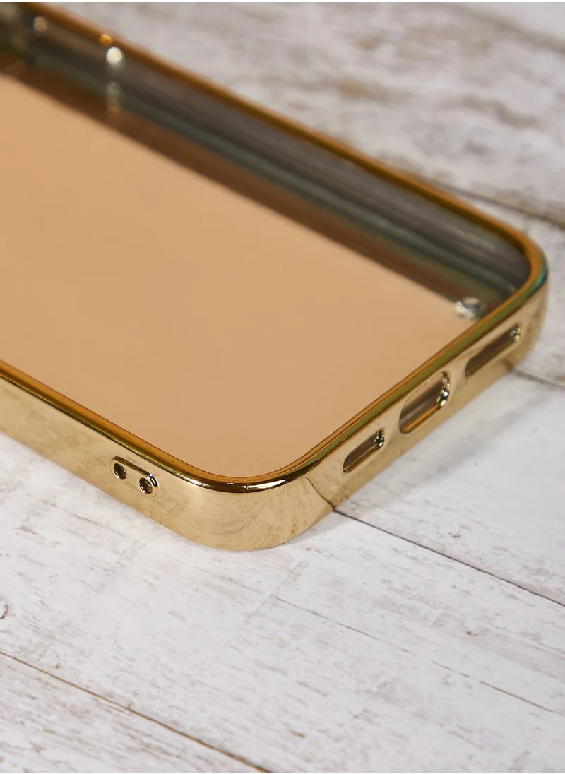 Claires Gold Crystal Flower iPhone 12 Pro Max Case