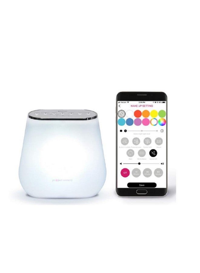 Project Nursery Bluetooth Smart Sound Soother With Multicolor Nightlight Alexa Enabled Voice Control 3 Natural Sounds 3 Lullabies Power Adapter Included  - Image 1