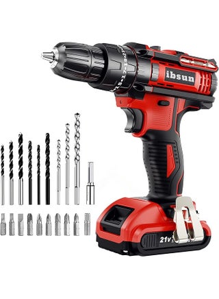 Cordless Drill Driver 21V Cordless Hammer Drill With 1 Batteries 2.0Ah 25+3 Torque 42N.M Max Electric Drill 2 Speed Led Light - pzsku/Z481A948E1CE944039768Z/45/_/1740673160/54c35585-5905-4ccb-a35b-e407e94ef0f6