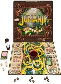 Spin Master Games Jumanji The Game, The Classic Scary Adventure Family Board Game Based on the Action-Comedy Movie, for Kids and Adults Ages 8 & up 
