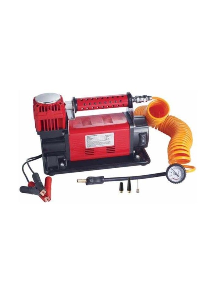 Generic - Heavy-Duty Multi-Functional Compressor Strong Power Auto Inflatable Air Pump with Pressure Monitoring Portable Air Compressor, 160 LPM, 150 PSI, with Pressure Gauge, 3 M Hose, 1.5 HP - Image 1