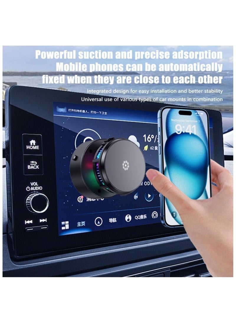 Vacuum Magnetic Phone Holder, Refrigeration type magnetic stand【New Update】, Suitable for Driving, Makeup, Fitness, Cooking, Compatible with Metal, Glass Surfaces, Walls  - Image 3