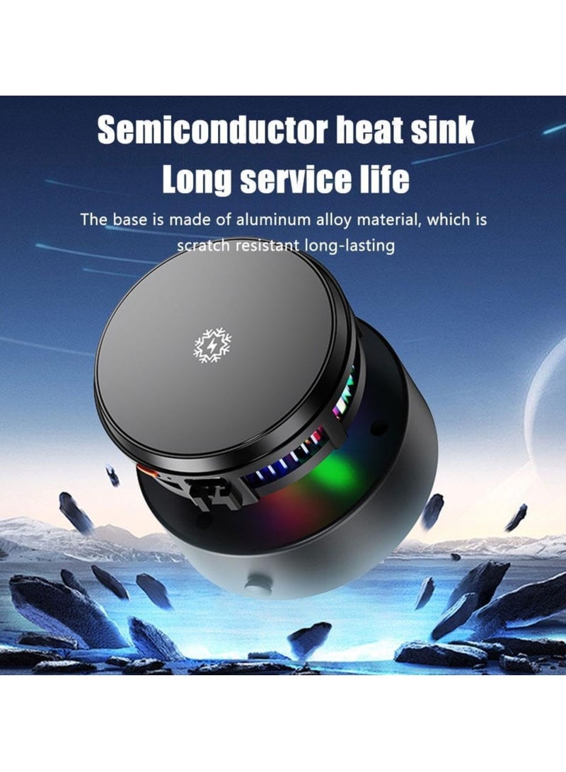 Vacuum Magnetic Phone Holder, Refrigeration type magnetic stand【New Update】, Suitable for Driving, Makeup, Fitness, Cooking, Compatible with Metal, Glass Surfaces, Walls  - Image 4