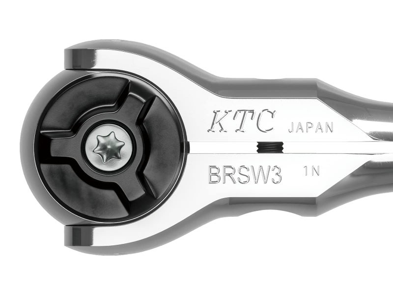 KTC KYOTO TOOL (KTC) 9.5 sq. Long Swivel Ratchet Handle, BRSW3L, Silver - Image 3