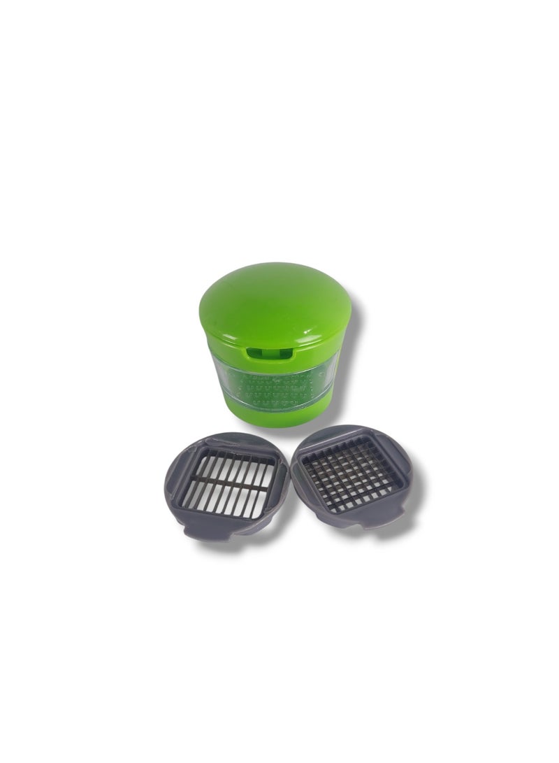 Garlic Cutter and Press - With 2 Blades  - Image 2