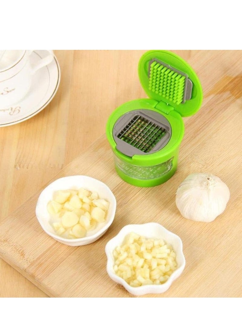 Garlic Cutter and Press - With 2 Blades  - Image 3
