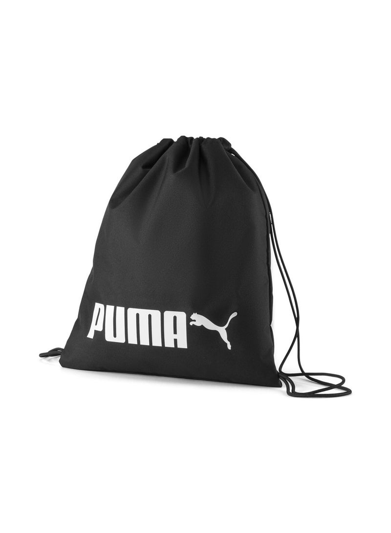 PUMA Phase No. 2 Unisex Black Gym Bag - Image 1