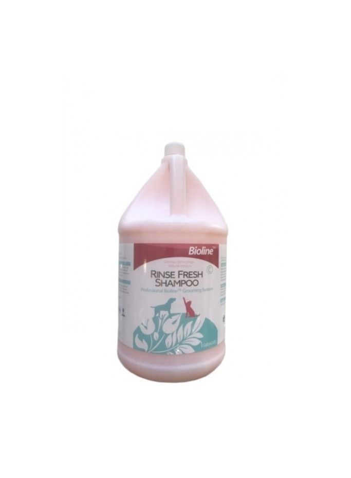 Bioline Professional Rinse Fresh Shampoo For Cats And Dogs 3.8L