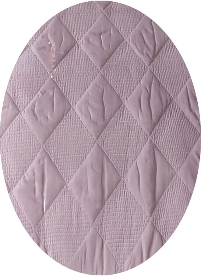 PACHA HOME Plain summer coverlet - Capetonian tailoring - Color: dark pink.  - Image 2