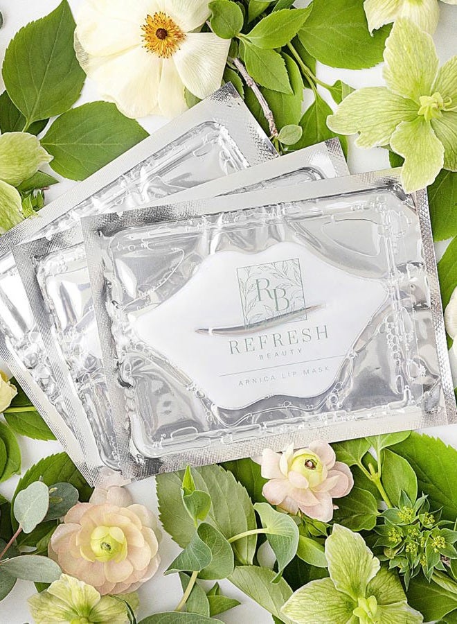 RB Refresh Beauty قناع شفاه أرتيكا من ريفريش بيوتي (عبوة 5) | مضاد للالتهابات | تخفيف الألم | لاصقات شفاء | إصلاح | حشو شفاه | مكياج دائم - Image 3