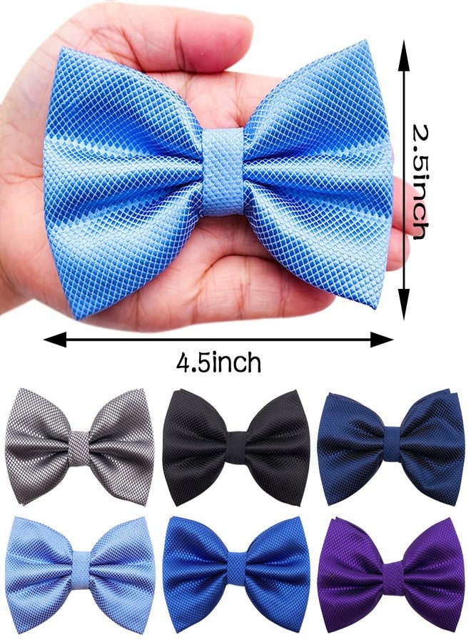 PET SHOW 10pcs 2.5”X4.5” Large Dogs Collar Attachment Bow Ties Embellishment Girls Boys Medium Dog Puppies Cats Collar Charms Accessories Bulk Slides Bowties for Birthday Wedding Parties - Image 2