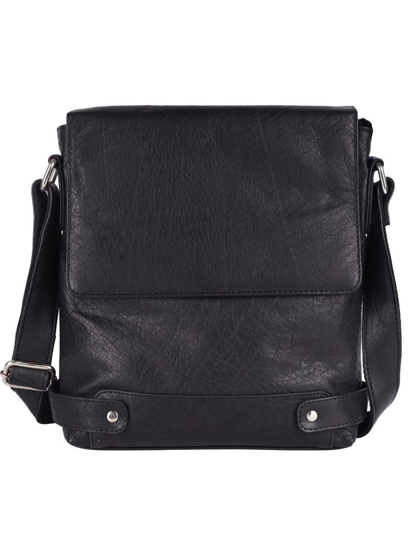 POGAGO Men’s Business Side Bag – 100% Pure Cow Leather Genuine Messenger Bag - Image 1