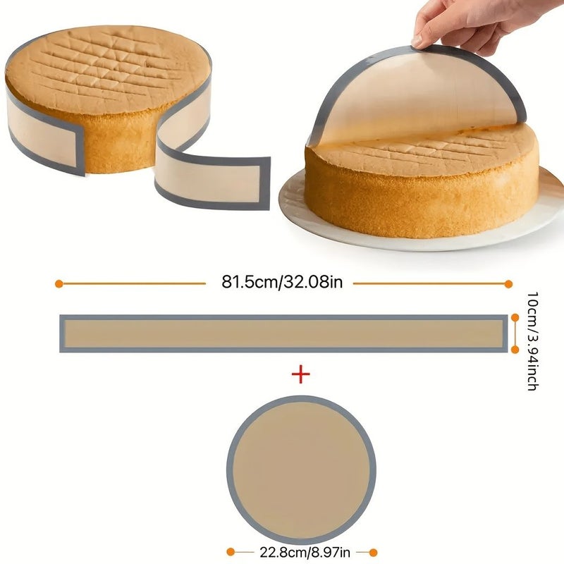 6 Pack Gray Silicone Baking Mats for 9 Inch Springform Pans Non Stick - Image 3