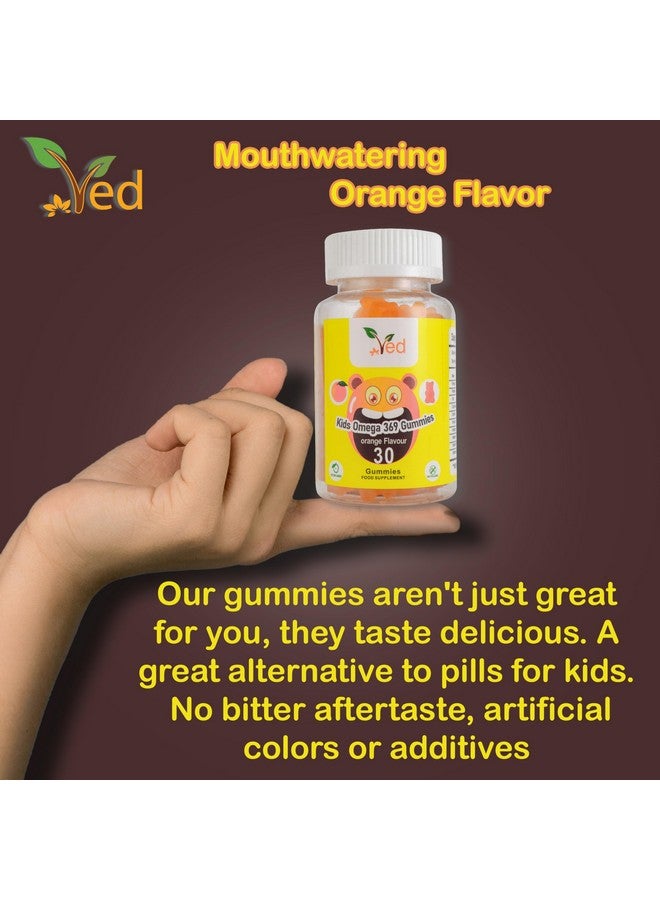 فيد حلوى جيلاتينية أوميجا 3 6 9 للأطفال من فيد، مكمل غذائي من أوميجا 3 6 9، للطاقة والجهاز المناعي - نباتية - إمداد لمدة 15 يومًا، 30 حلوى جيلاتينية قابلة للمضغ للأطفال. (إمداد لمدة 15 يومًا) - Image 3