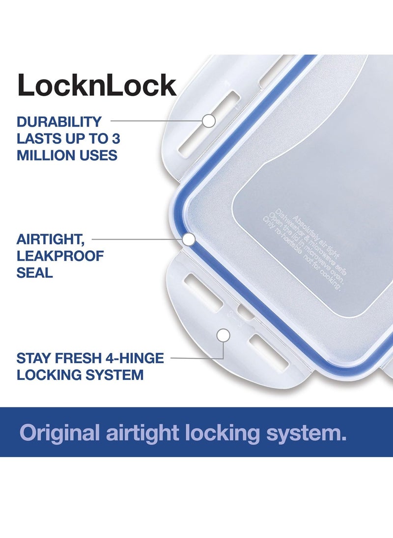 LOCK & LOCK - LocknLock 2.6L Square  Airtight Food Storage - BPA-Free, Microwave, Freezer, and Dishwasher Safe - Image 1