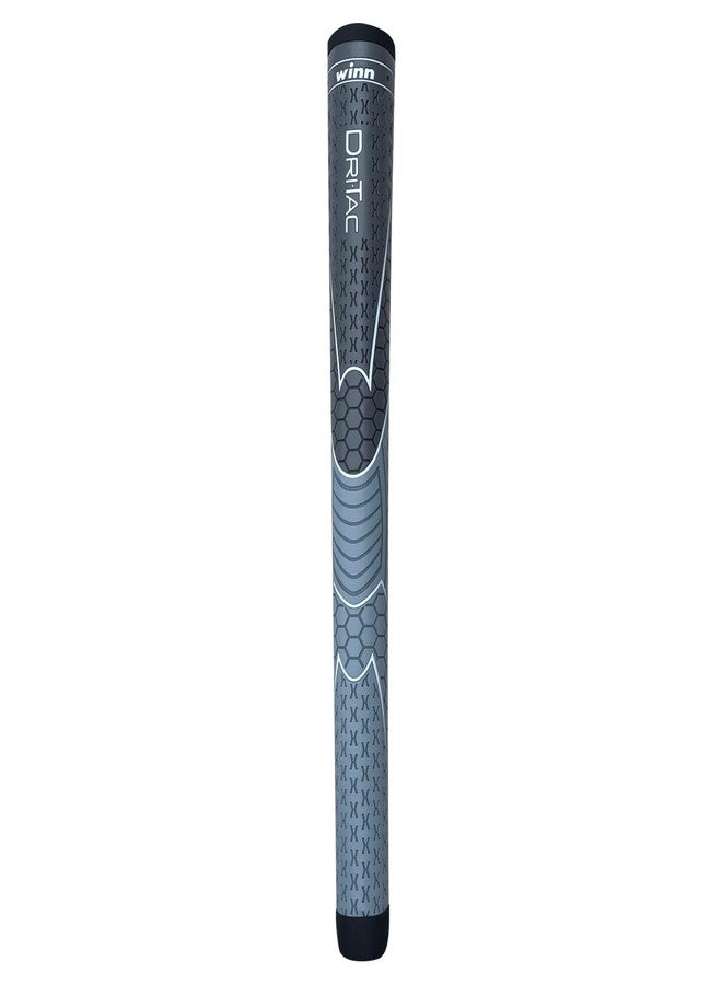 Titanun WINN DRI-TAC OVERSIZE- LATEST SERIES 13 Pieces DarkGrey/SilverGrey Golf Grip - Non-Slip & Cushioned Comfort - Incredible Comfort & Moisture-Wicking - Shock Absorption Benefits for Pain-Free - Image 2