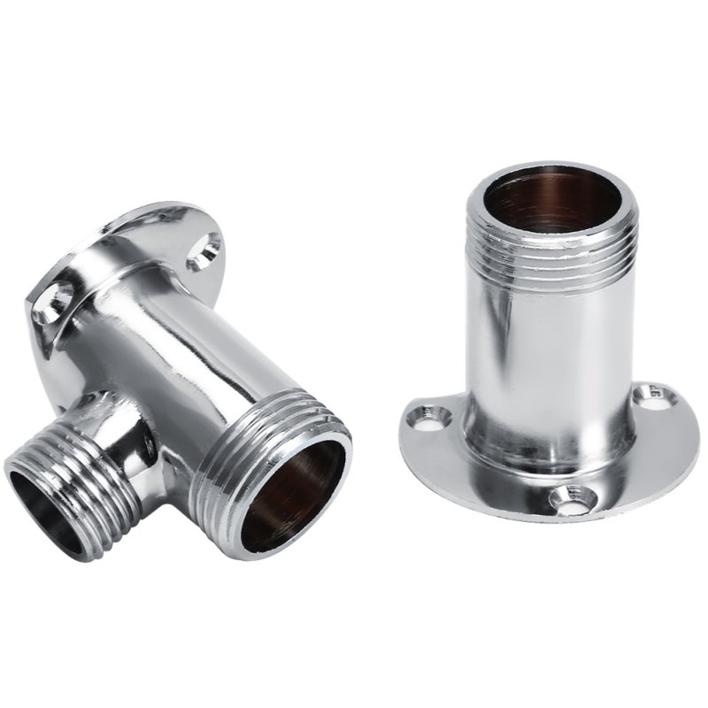 Shower Head Adapter: Brass Construction, Leak-proof Sealing - Smooth Corrosion-resistant Surface, Wall Mounted Shower Adapter for Bathroom Toilet Plumbing Installations - Image 2