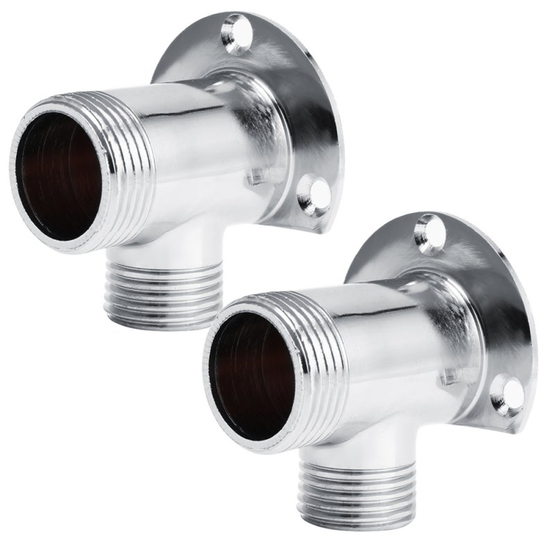 Shower Head Adapter: Brass Construction, Leak-proof Sealing - Smooth Corrosion-resistant Surface, Wall Mounted Shower Adapter for Bathroom Toilet Plumbing Installations - Image 1