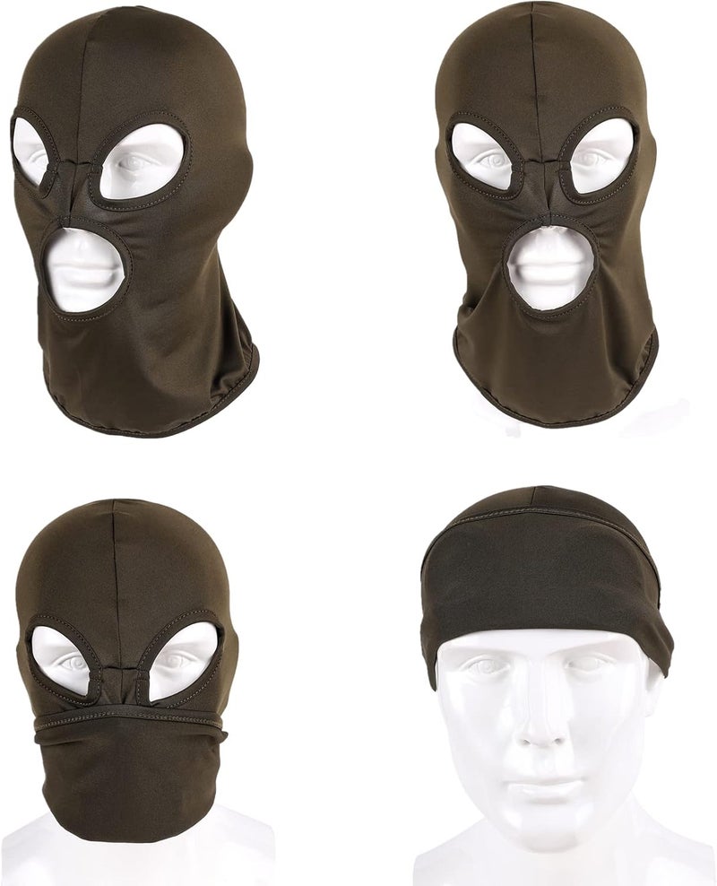 WYSUMMER 3 Hole Full Face Mask, Women Men Thin Balaclava Face Mask for Motorcycle Bike Hunting Cycling Cap Ski - Image 2